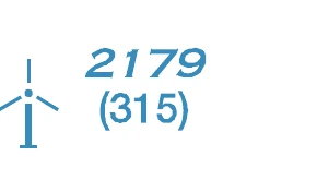 A blue wind-turbine symbol (a pole with three blades) labeled 2179 and (315).